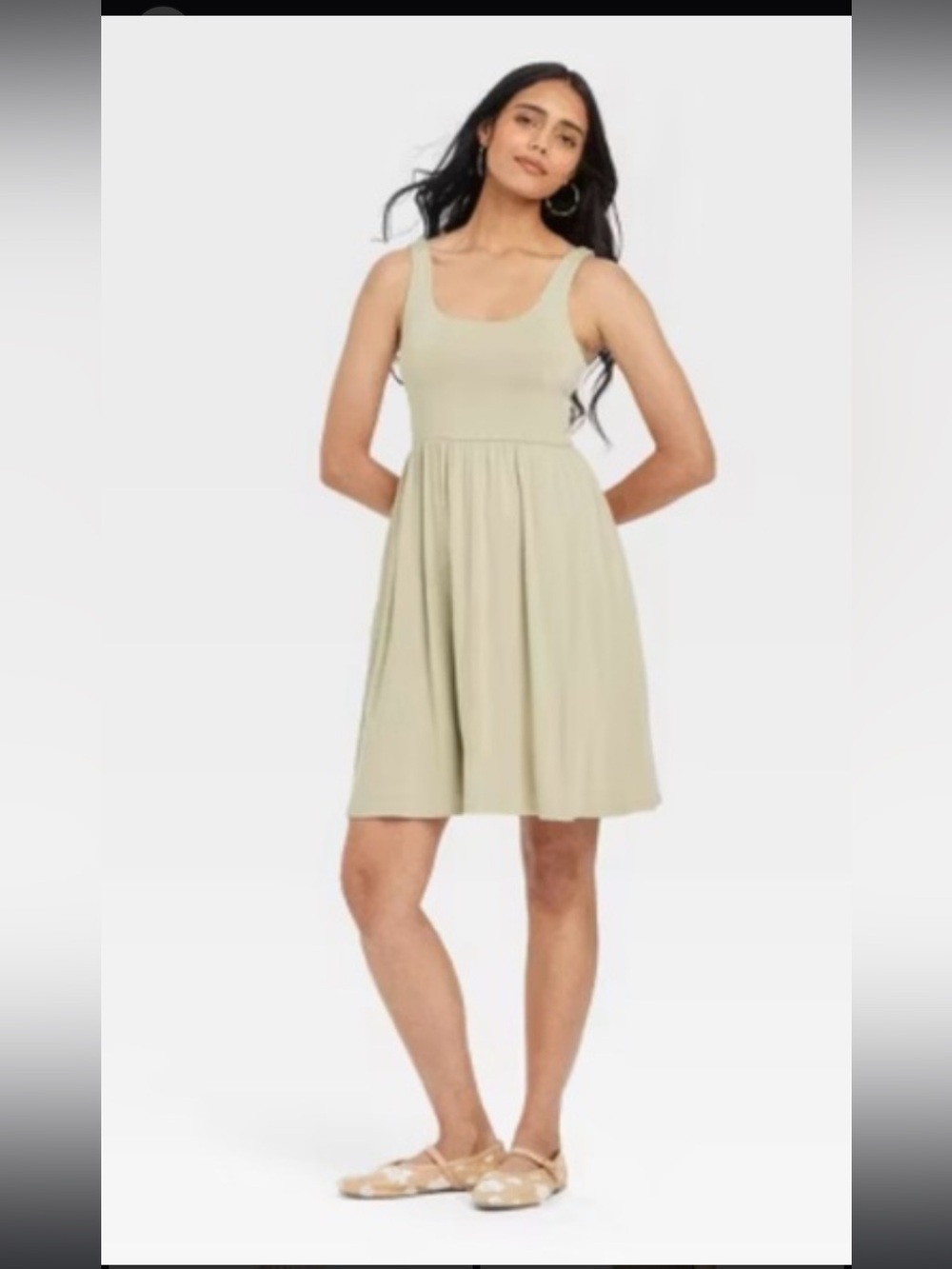 A New Day Light Green Sundress